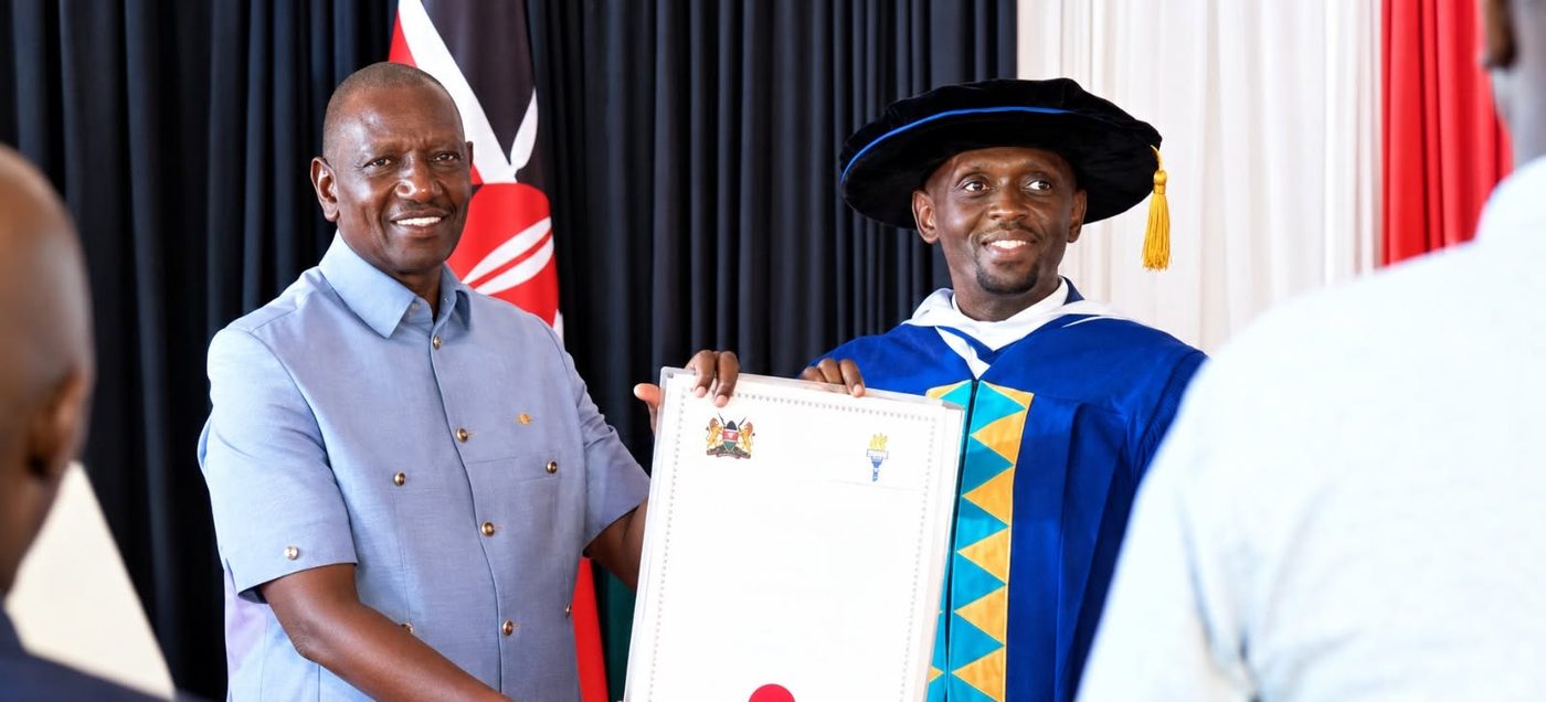President William Ruto presents the Letter of Interim Authority